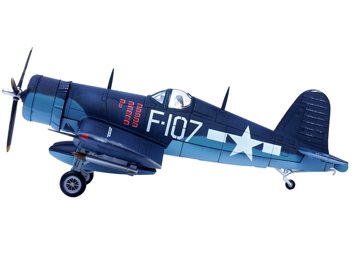 Vought F4U-1D Corsair Fighter Plane "1st Lt. Phillip DeLong Marine Fighter Squadron (VMF-224)" (1945) 1/72 Diecast Airplane Model by Legion-Legion-ModelCars.com