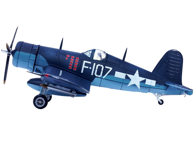 Vought F4U-1D Corsair Fighter Plane "1st Lt. Phillip DeLong Marine Fighter Squadron (VMF-224)" (1945) 1/72 Diecast Airplane Model by Legion-Legion-ModelCars.com