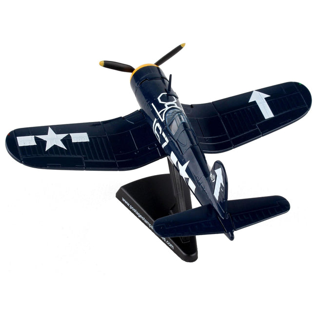 Vought F4U Corsair Fighter Aircraft 167 "VF - 84 Wolf Gang" United States Navy 1/100 Diecast Model Airplane by Postage Stamp - Postage Stamp - ModelCars.com