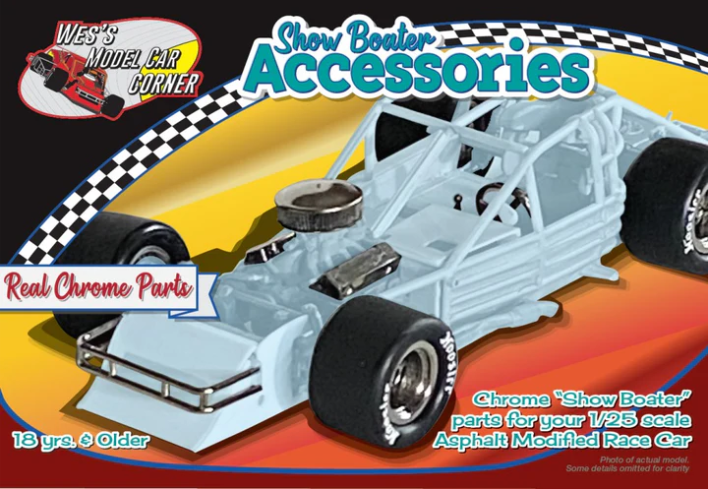 Wes's Model Car Corner Show Boater Accessories for Asphalt Race Car