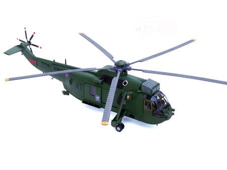 Westland Sea King HC.4 Helicopter "Green Livery 848 Naval Air Squadron Commando Helicopter Force Royal Naval Air Station Yeovilton Somerset" (2009) British Royal Navy 1/72 Diecast Model by Legion-Legion-ModelCars.com