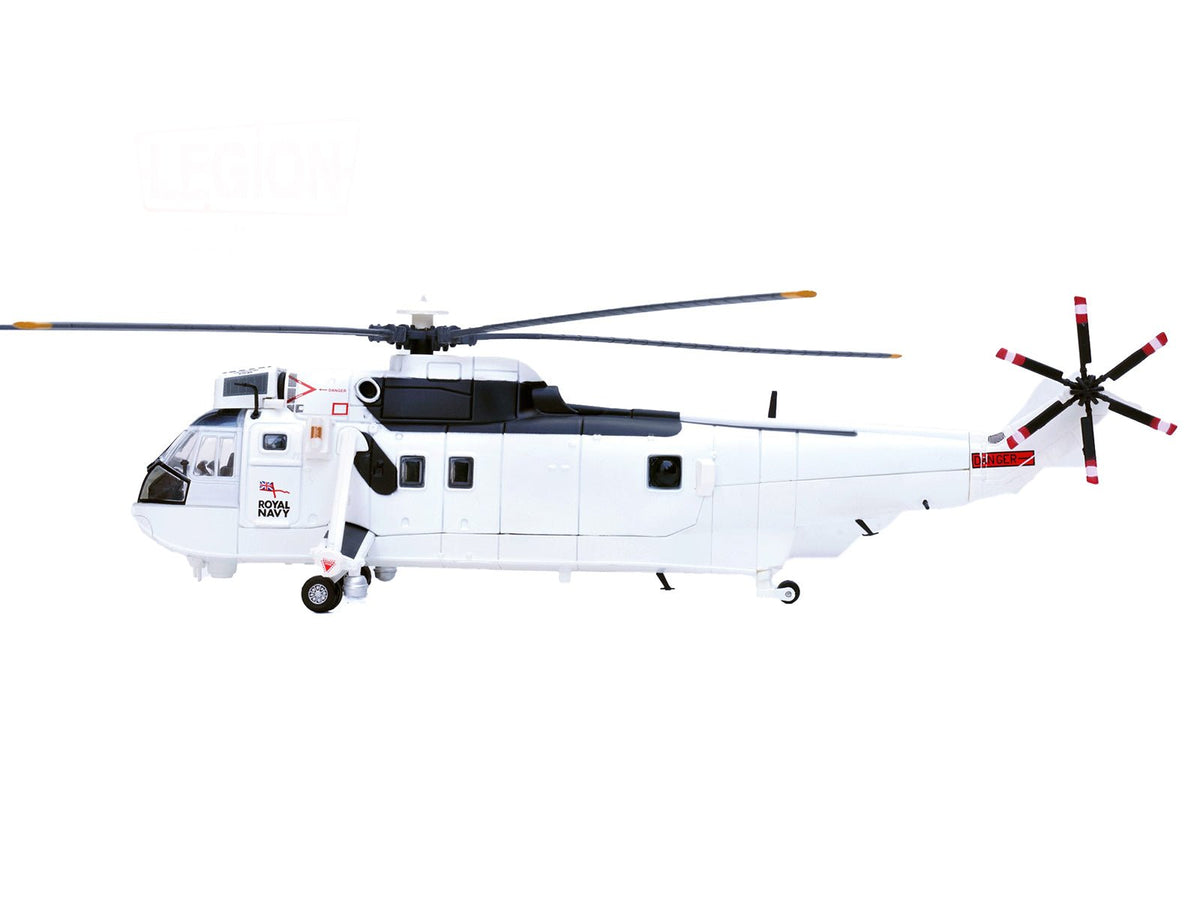 Westland Sea King HC.4 Helicopter "White Livery 845 Naval Air Squadron United Nations Protection Force Bosnia/Croatia" (1995) British Royal Navy 1/72 Diecast Model by Legion-Legion-ModelCars.com