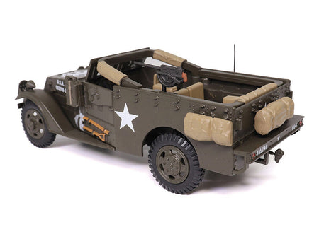White M3 Scout Car Olive Drab "United States Army" 1/43 Diecast Model by Militaria Die Cast-Militaria Die Cast-ModelCars.com