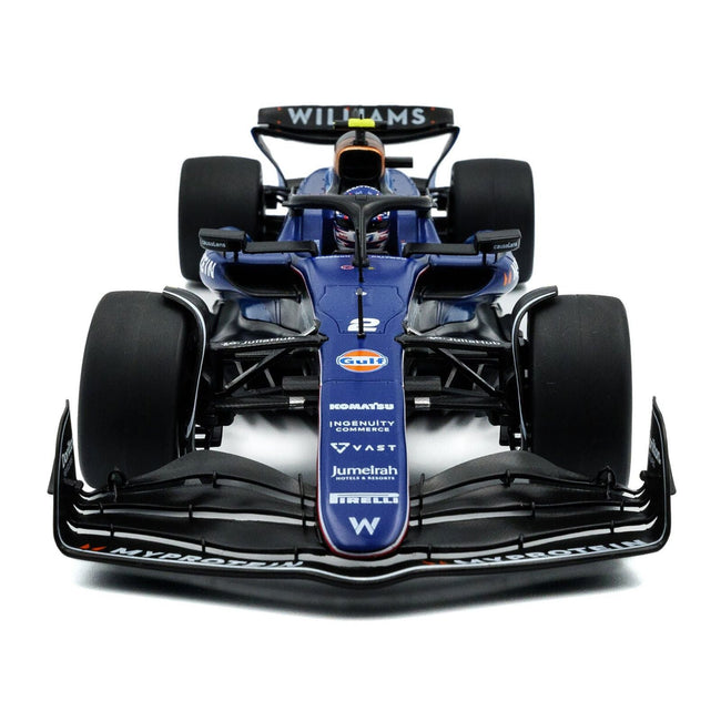 Williams FW46 #2 Logan Sargeant "Williams Racing" Formula One F1 Saudi Arabian GP (2024) "Competition" Series 1/18 Diecast Model Car by Solido-Solido-ModelCars.com
