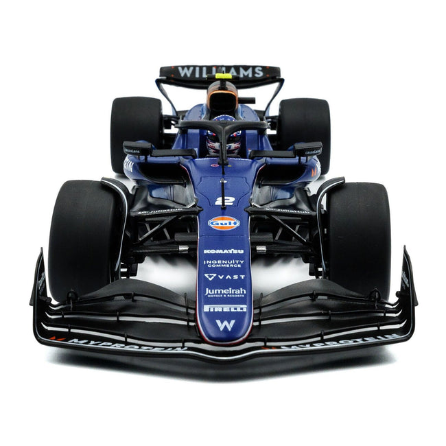 Williams FW46 2 Logan Sargeant "Williams Racing" Formula One F1 Saudi Arabian GP (2024) "Competition" Series 1/18 Diecast Model Car by Solido - Solido - ModelCars.com