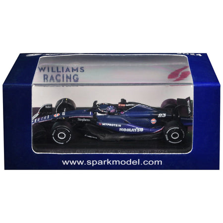 Williams FW46 23 Alex Albon "Williams Racing" Formula One F1 "Bahrain GP" (2024) 1/64 Diecast Model Car by Spark - Spark - ModelCars.com