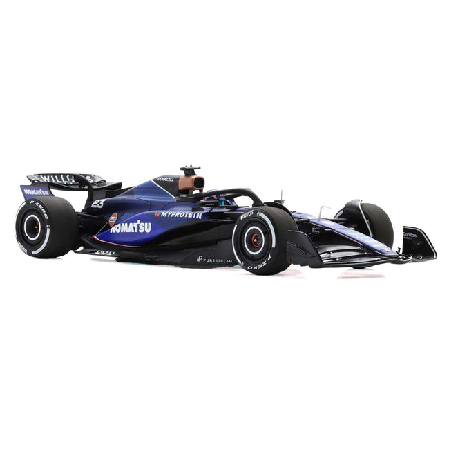 Williams FW46 #23 Alex Albon "Williams Racing" Formula One F1 "Bahrain GP" (2024) with Acrylic Display Case 1/18 Model Car by Spark-Spark-ModelCars.com