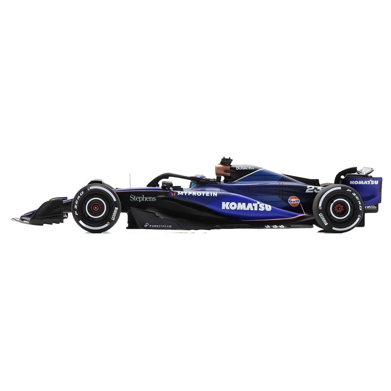 Williams FW46 23 Alex Albon "Williams Racing" Formula One F1 "Bahrain GP" (2024) with Acrylic Display Case 1/18 Model Car by Spark - Spark - ModelCars.com