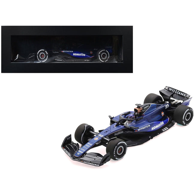 Williams FW46 23 Alex Albon "Williams Racing" Formula One F1 "Bahrain GP" (2024) with Acrylic Display Case 1/18 Model Car by Spark - Spark - ModelCars.com