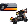 Winged Sprint Car 1 Jamie Veal "SWI Earthworks" SWI Engineering Racing Team (2022) 1/18 Diecast Model Car by ACME-Acme-ModelCars.com