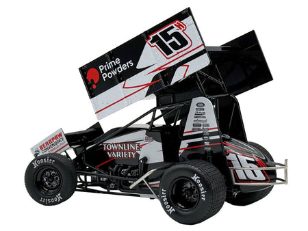 Winged Sprint Car 15H Sam Hafertepe "Townline Variety - Prime Powders" (2026) 1/18 Diecast Model Car by ACME-Acme-ModelCars.com