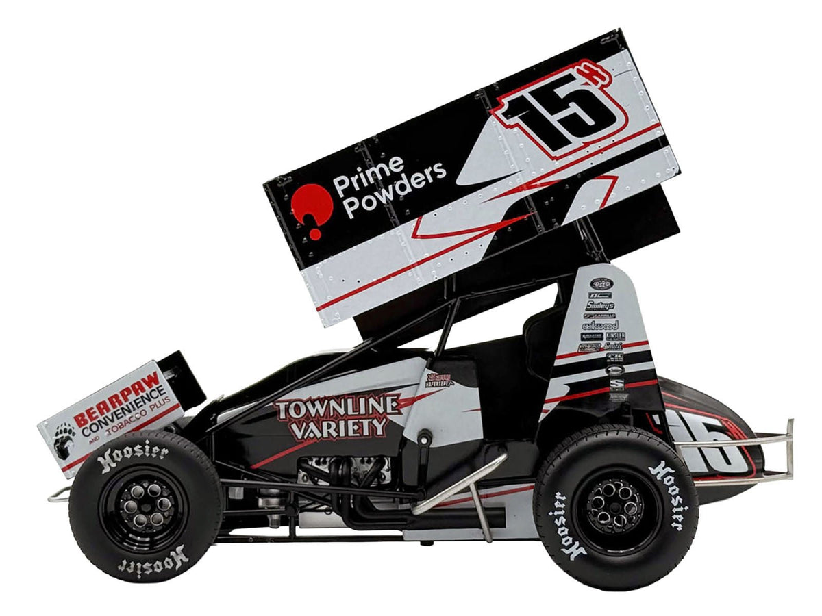 Winged Sprint Car 15H Sam Hafertepe "Townline Variety - Prime Powders" (2026) 1/18 Diecast Model Car by ACME-Acme-ModelCars.com