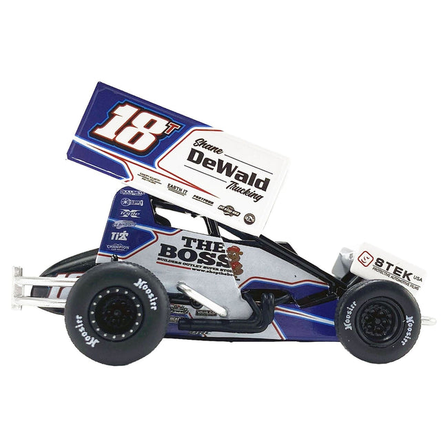 Winged Sprint Car #18T Tanner Holmes "Shane Dewald Trucking - The Boss" Tanner Holmes Racing "World of Outlaws" (2024) 1/50 Diecast Model Car by ACME-Acme-ModelCars.com
