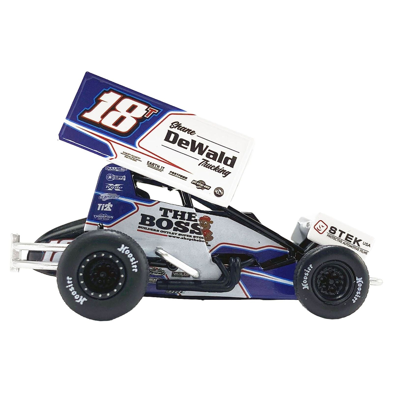 Winged Sprint Car 18T Tanner Holmes "Shane Dewald Trucking - The Boss" Tanner Holmes Racing "World of Outlaws" (2024) 1/50 Diecast Model Car by ACME - Acme - ModelCars.com