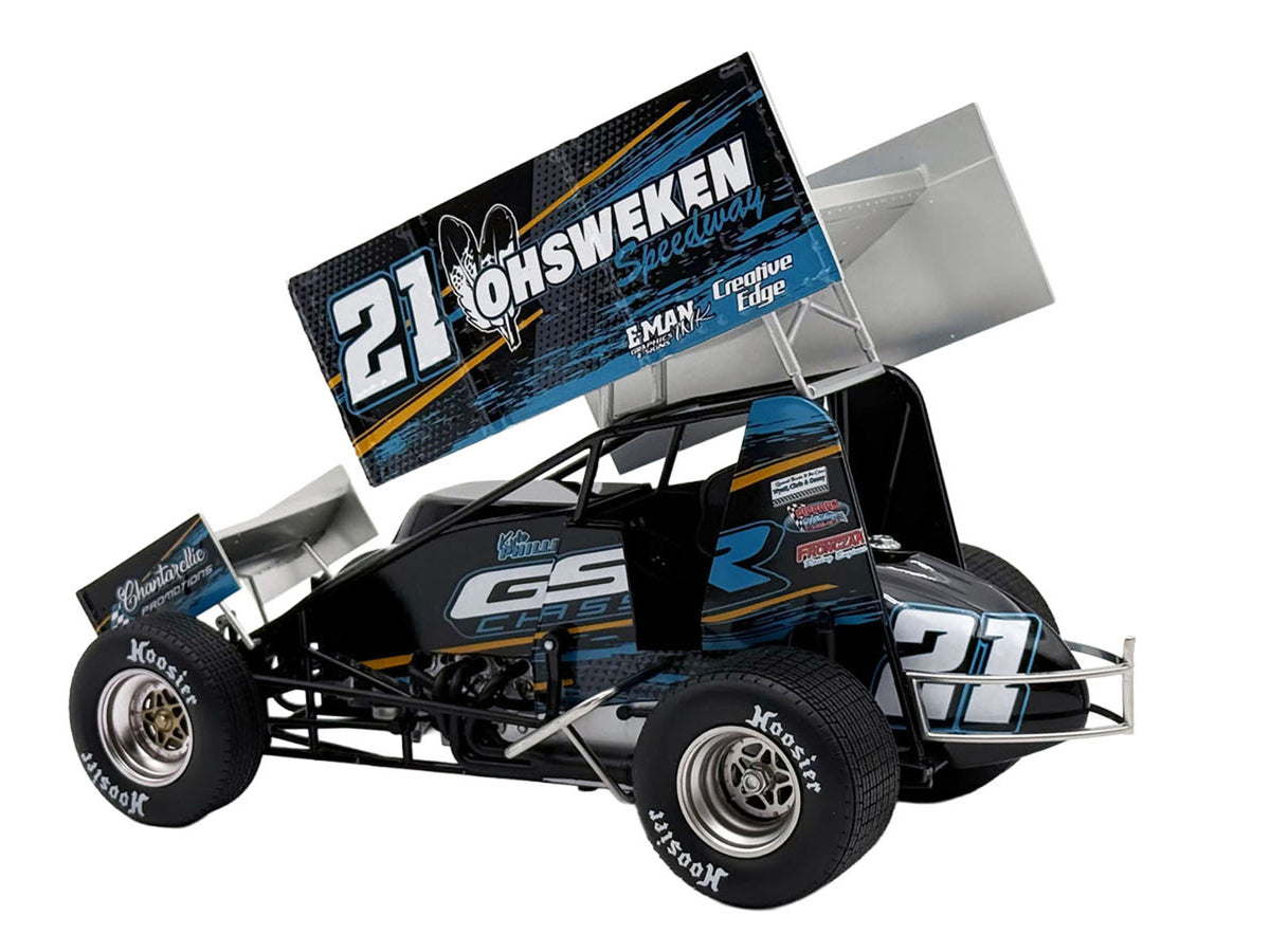 Winged Sprint Car #21 Kyle Phillips "GSR Chassis - Ohsweken Speedway" (2026) 1/18 Diecast Model Car by ACME-Acme-ModelCars.com