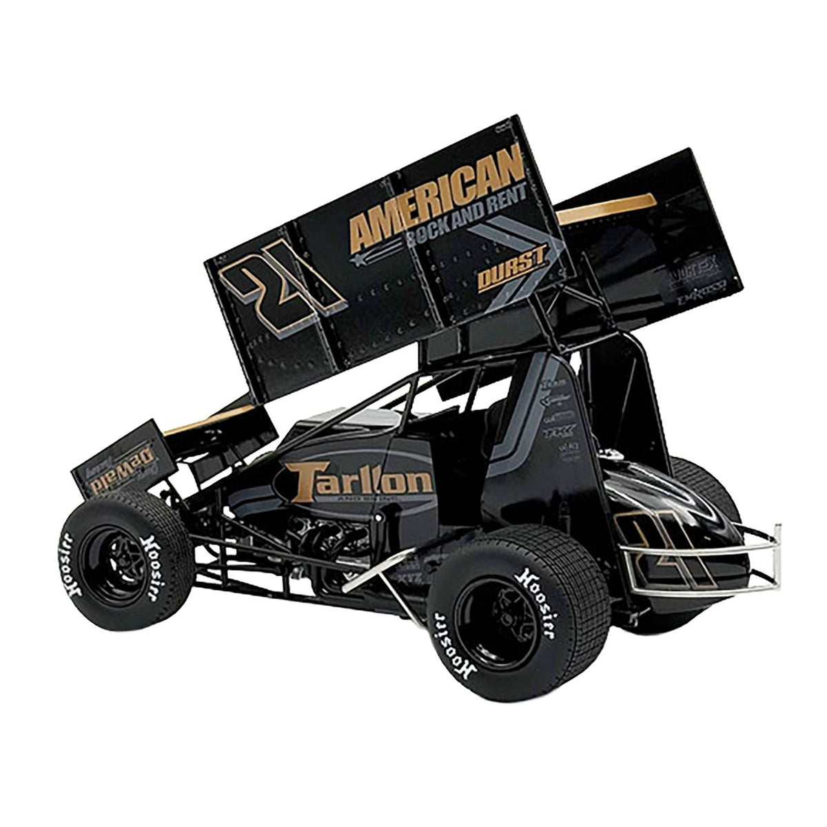 Winged Sprint Car #21 Tanner Holmes "Tarlton - American Rock and Rent" (2025) 1/18 Diecast Model Car by ACME-Acme-ModelCars.com