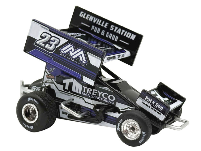 Winged Sprint Car #23 Chase Dietz "Treyco Manufacturing - Mountain Ridge Metals" (2026) 1/50 Diecast Model Car by ACME-Acme-ModelCars.com