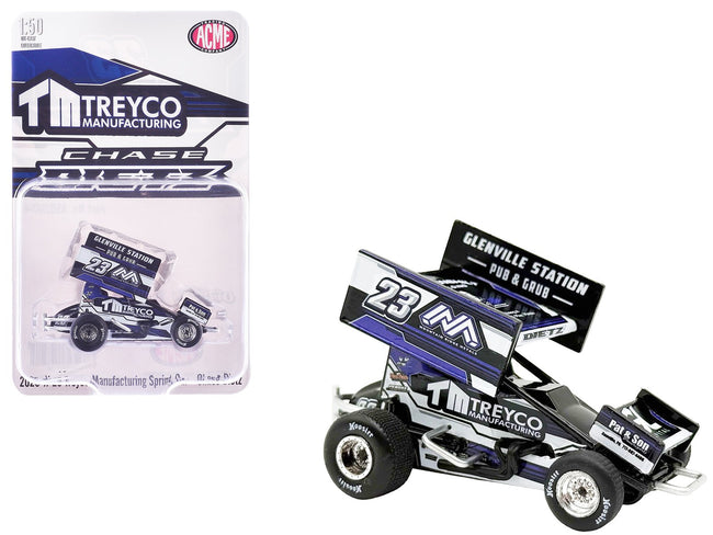 Winged Sprint Car #23 Chase Dietz "Treyco Manufacturing - Mountain Ridge Metals" (2026) 1/50 Diecast Model Car by ACME-Acme-ModelCars.com