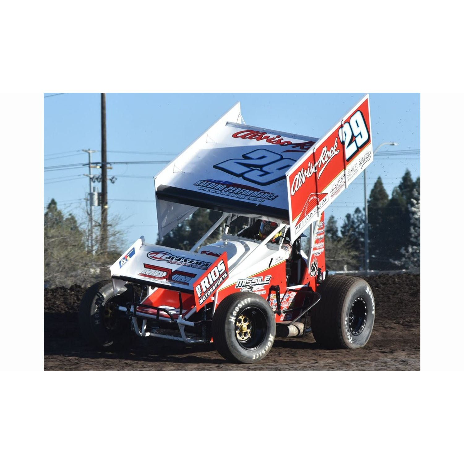 Winged Sprint Car 29 Bud Kaeding "Missile Motorsports" BK Motorsports (2024) 1/50 Diecast Model Car by ACME - Acme - ModelCars.com