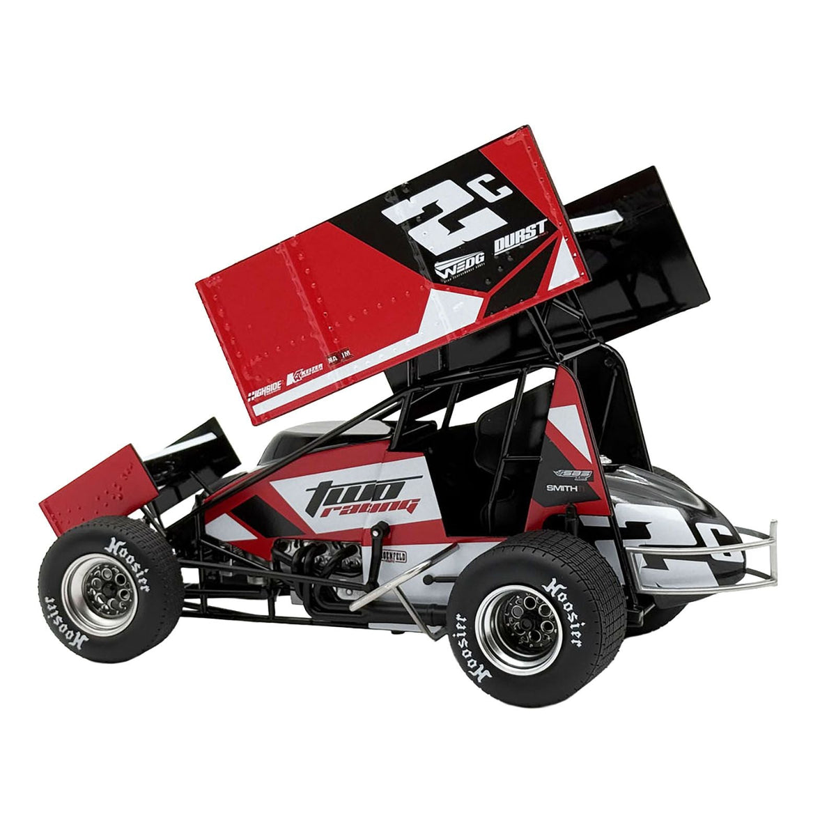 Winged Sprint Car #2C Cole Macedo "Two C Racing" (2025) 1/18 Diecast Model Car by ACME-Acme-ModelCars.com
