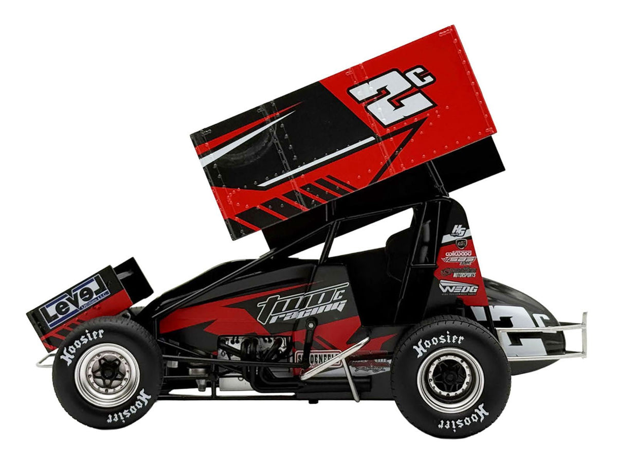 Winged Sprint Car 2C Cole Macedo "Two C Racing" (2026) 1/18 Diecast Model Car by ACME-Acme-ModelCars.com