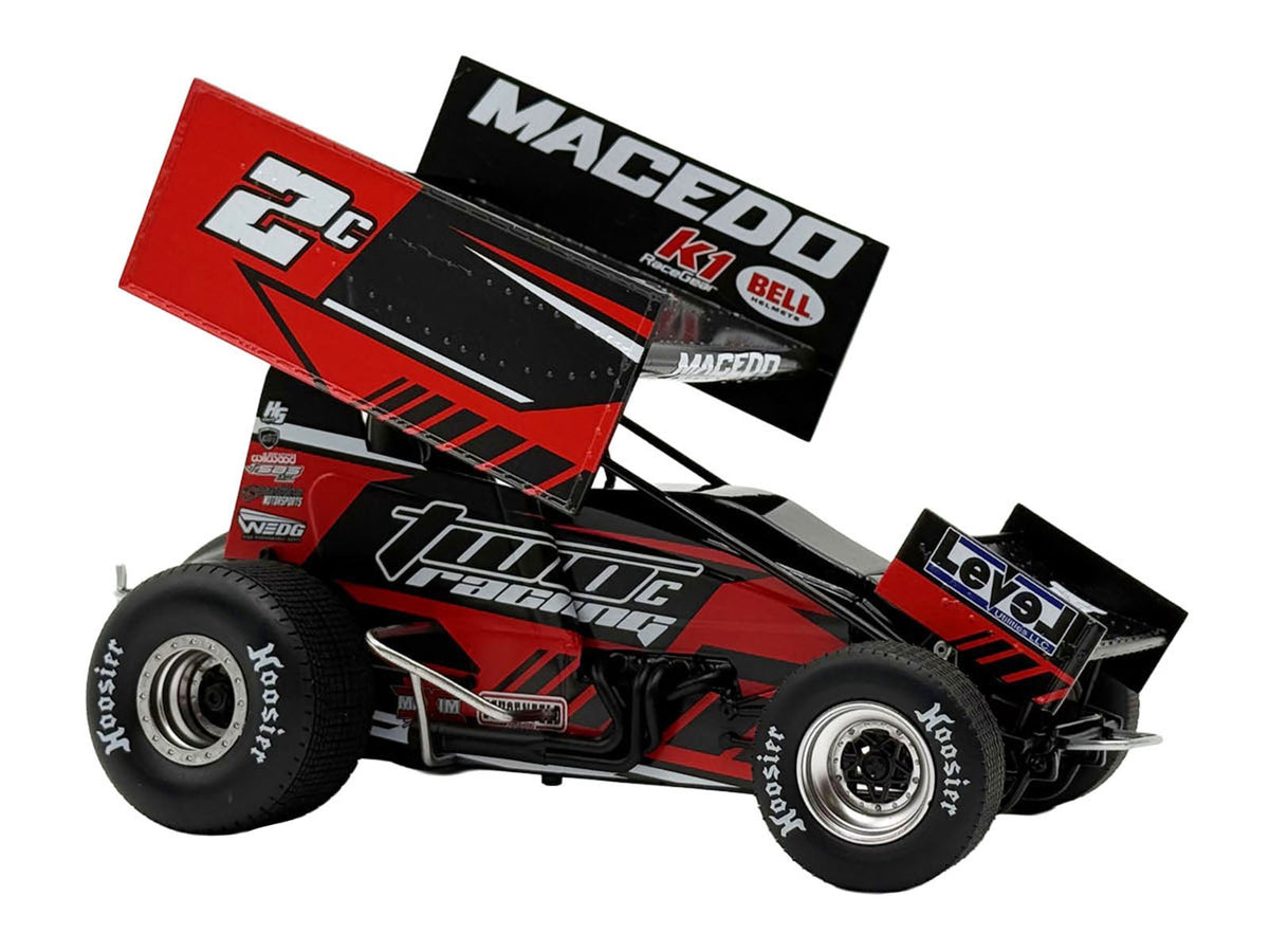 Winged Sprint Car 2C Cole Macedo "Two C Racing" (2026) 1/18 Diecast Model Car by ACME-Acme-ModelCars.com