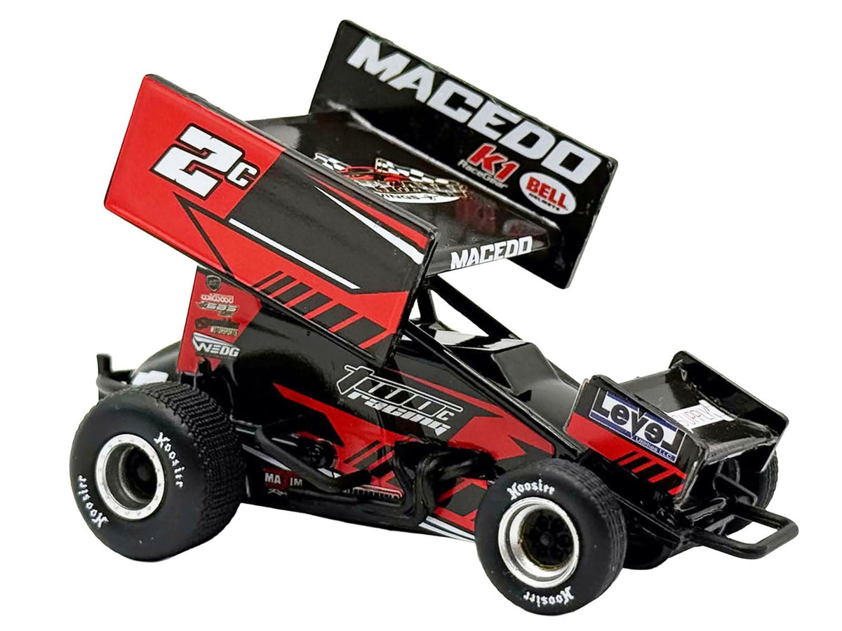 Winged Sprint Car #2C Cole Macedo "Two C Racing" (2026) 1/50 Diecast Model Car by ACME-Acme-ModelCars.com
