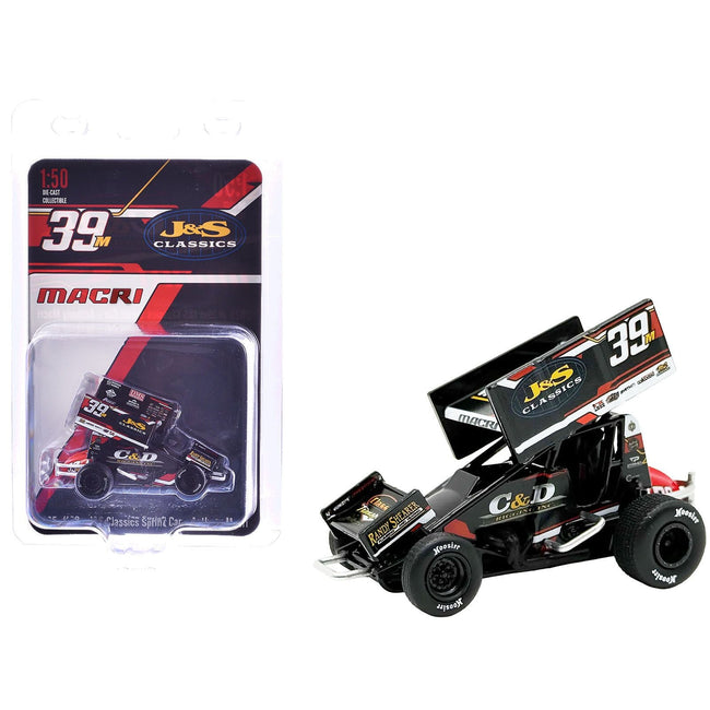 Winged Sprint Car #39m Anthony Macri "J&S Classics - C&D Rigging" (2025) 1/50 Diecast Model Car by ACME-Acme-ModelCars.com