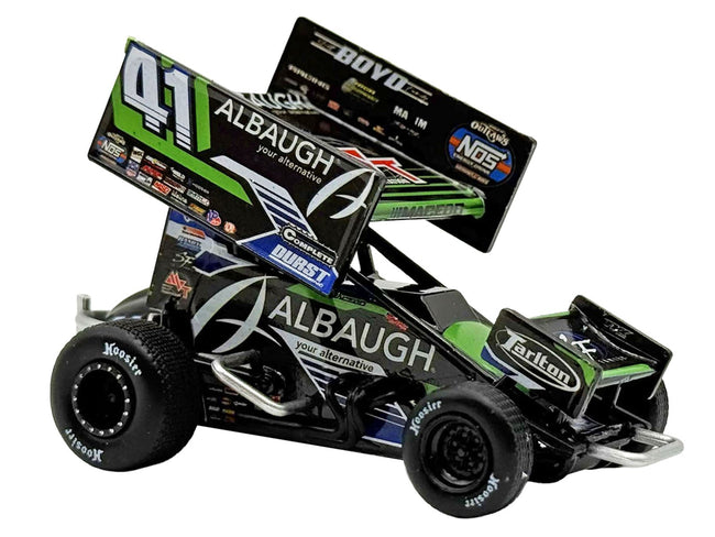 Winged Sprint Car #41 Carson Macedo "Albaugh" Jason Johnson Racing (2026) 1/50 Diecast Model Car by ACME-Acme-ModelCars.com