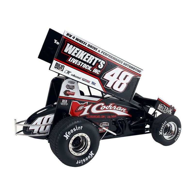 Winged Sprint Car #48 Danny Dietrich "Weikert's Livestock Inc." Gary Kauffman Racing (2024) 1/18 Diecast Model Car by ACME-Acme-ModelCars.com