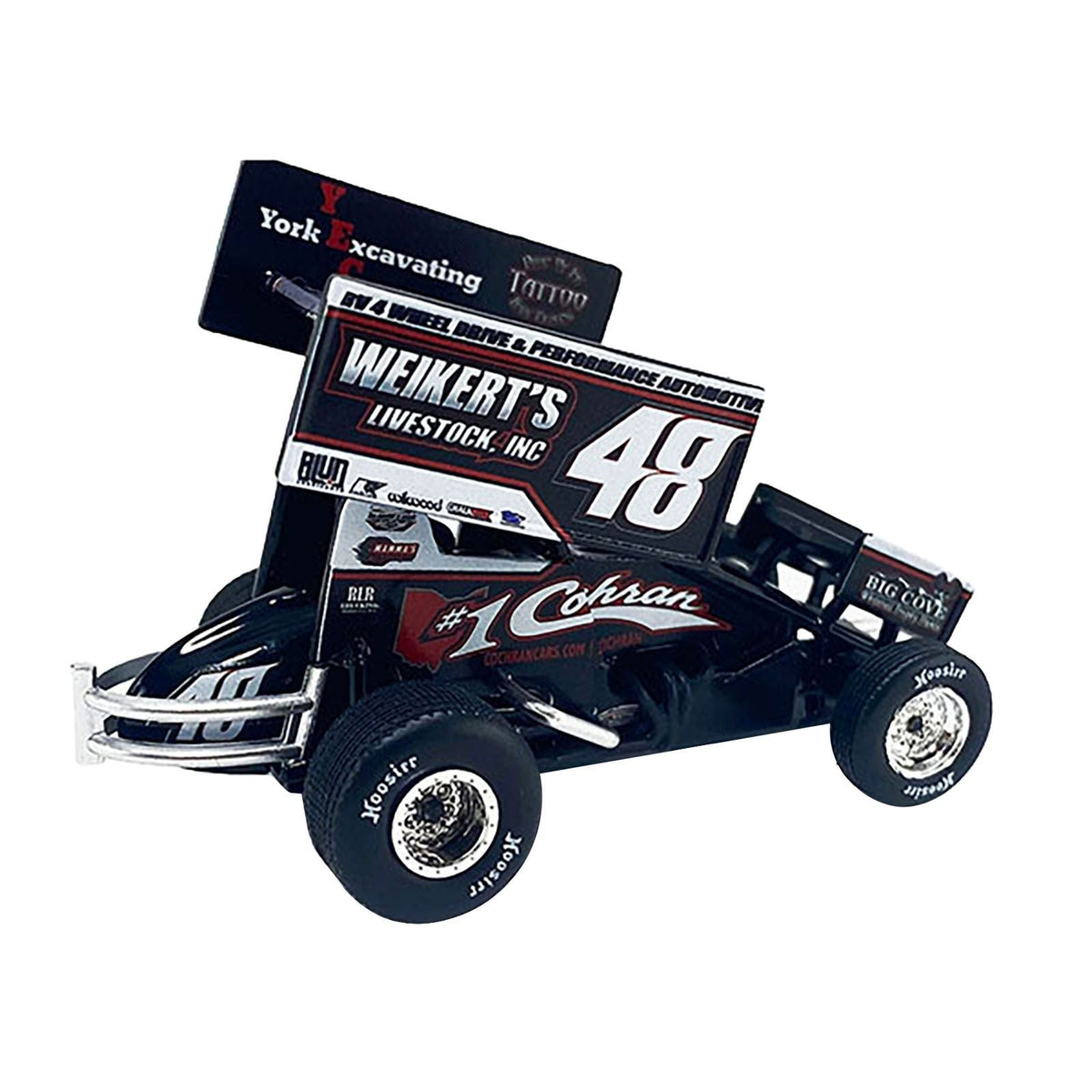 Winged Sprint Car #48 Danny Dietrich "Weikert's Livestock Inc." Gary Kauffman Racing (2024) 1/50 Diecast Model Car by ACME-Acme-ModelCars.com