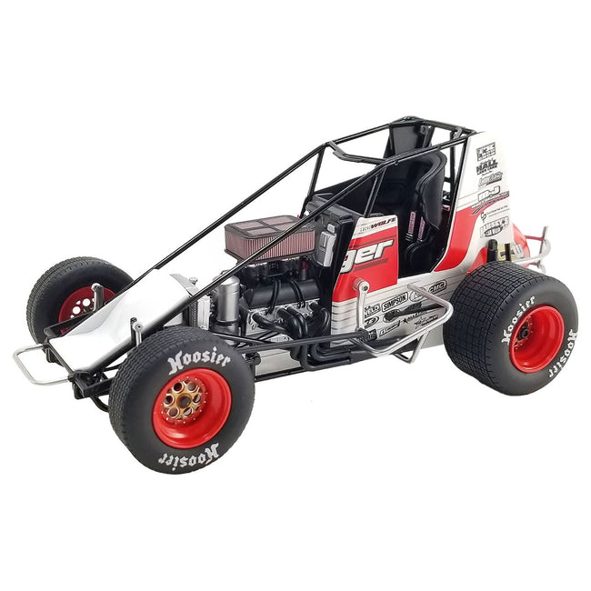 Winged Sprint Car #5W Lucas Wolfe "Old Milwaukee" Allebach Racing "World of Outlaws" (2024) 1/18 Diecast Model Car by ACME-Acme-ModelCars.com