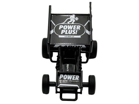 Winged Sprint Car #87 Aaron Reutzel "Power Plus" Black (2026) 1/50 Diecast Model Car by ACME-Acme-ModelCars.com