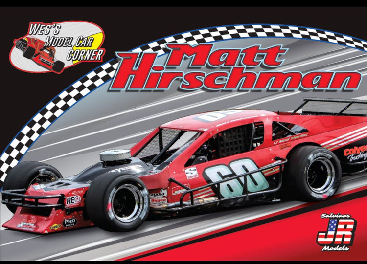 WMCC Models 10060 1/25 Matt Hirschman #60 Asphalt Modified Race Car (Ltd Prod)