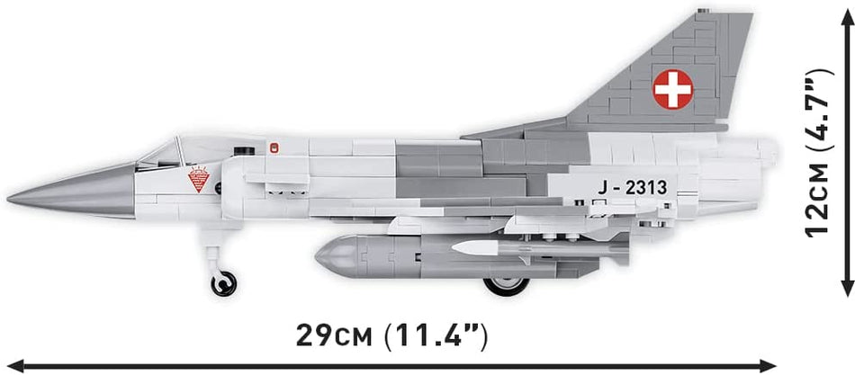 Cobi 453pcs Armed Forces Mirage III S Swiss