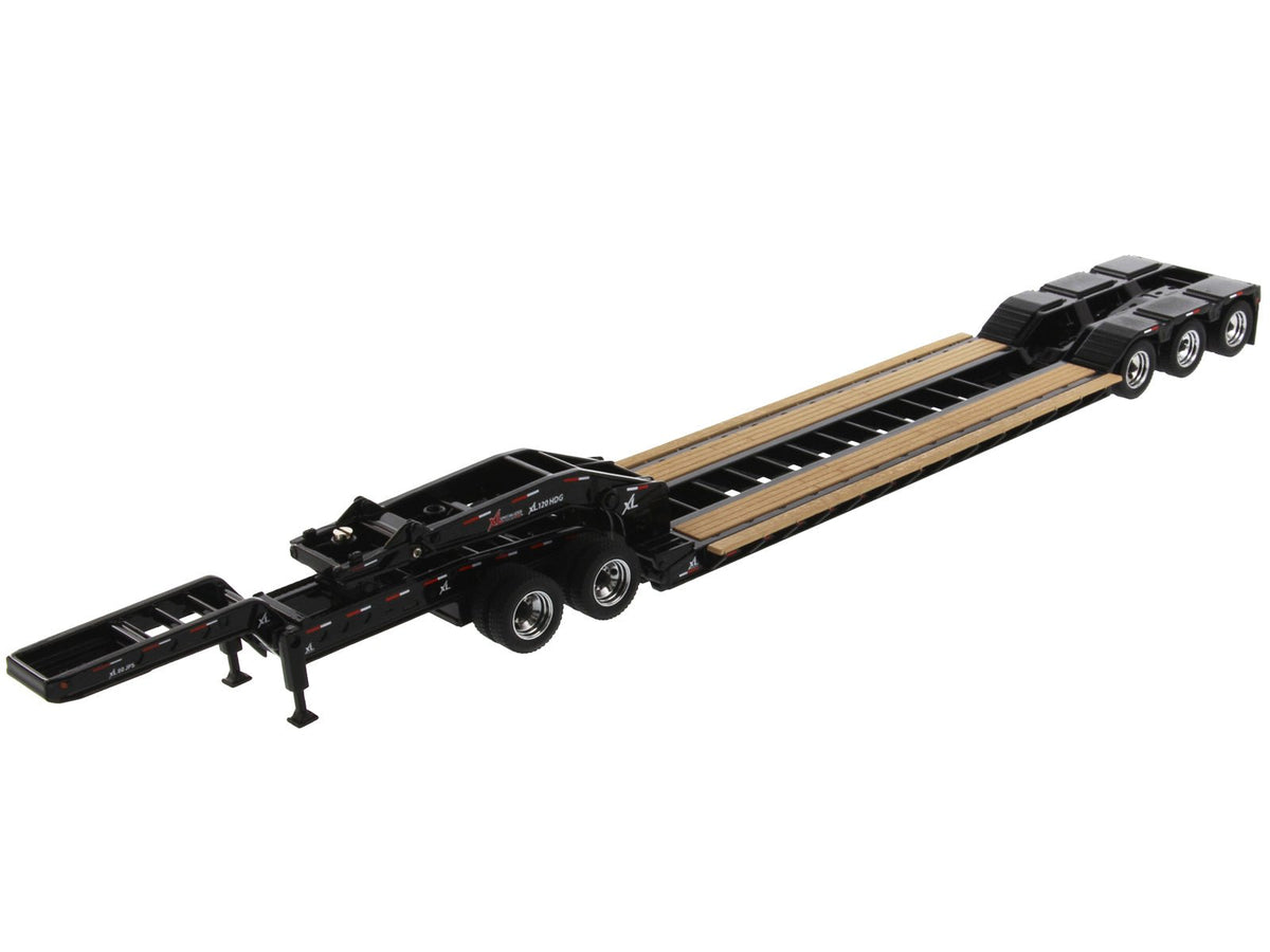 XL 120 Low-Profile HDG Outrigger Style Trailer with Jeep and 2 Boosters "Transport Series" 1/50 Diecast Model by Diecast Masters-Diecast Masters-ModelCars.com