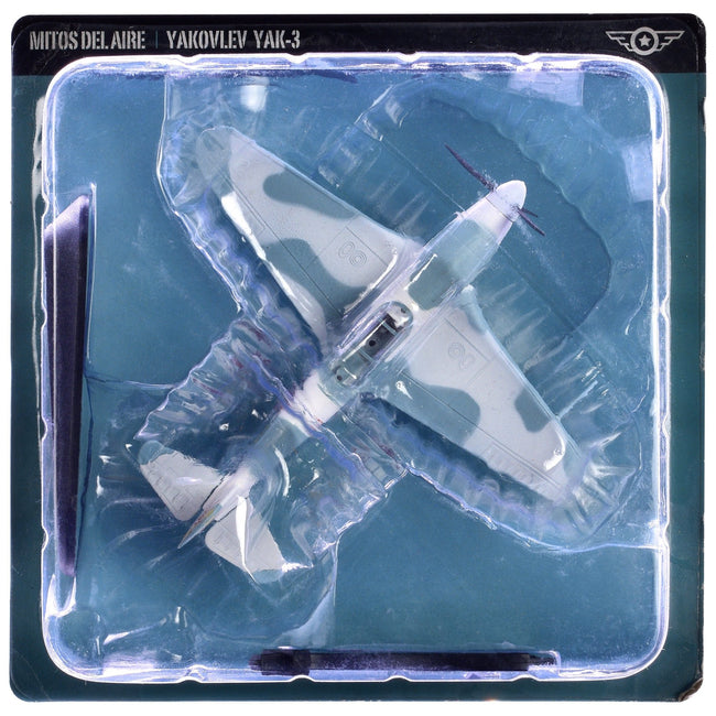 Yakovlev Yak - 3 Fighter Aircraft "14th GvIAP VVS of the Baltic Fleet Semen Rogovoy" Soviet Air Force (1944) "Planes of World War II" Series 1/72 Diecast Model Airplane by Luppa - Luppa - ModelCars.com