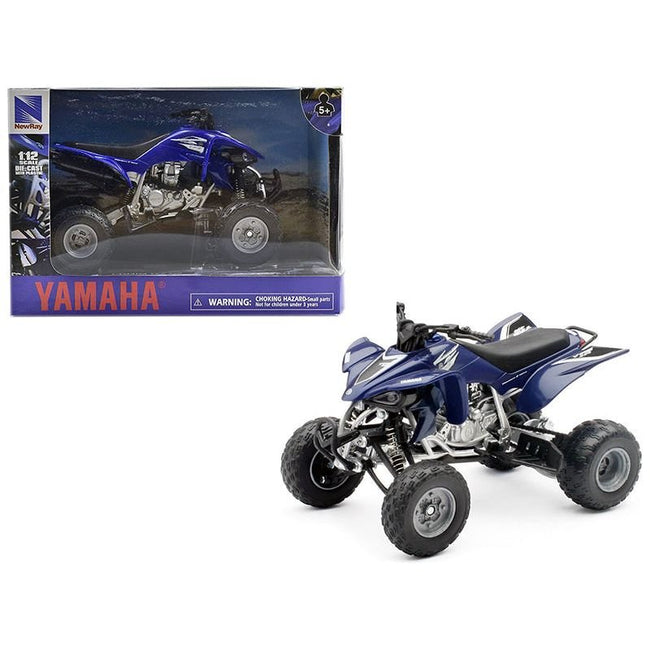 Yamaha YFZ 450 ATV Blue 1/12 Diecast Model by New Ray - New Ray - ModelCars.com