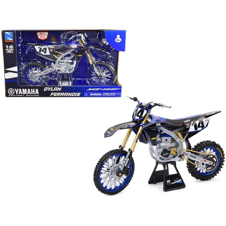 Yamaha YZ450F Motorcycle 14 Dylan Ferrandis "Yamaha Factory Racing" 1/6 Diecast Model by New Ray - New Ray - ModelCars.com