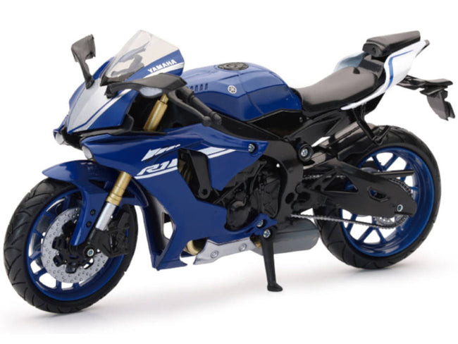 Yamaha YZF-R1 Motorcycle Blue 1/12 Diecast Model by New Ray-New Ray-ModelCars.com