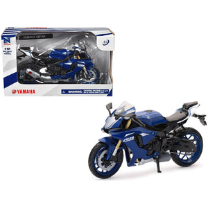 Yamaha YZF-R1 Motorcycle Blue 1/12 Diecast Model by New Ray