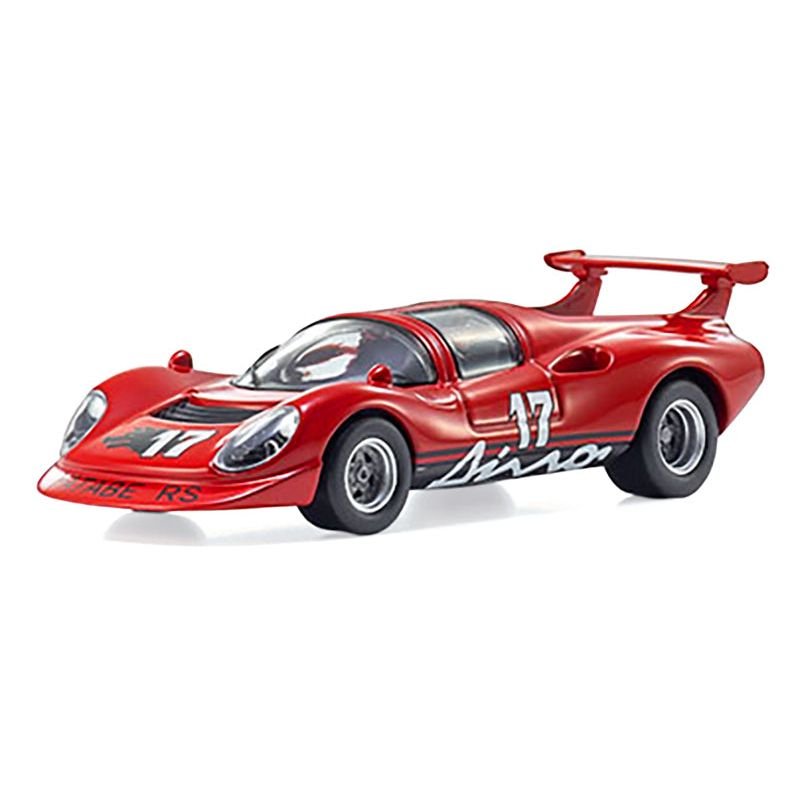 Yatabe RS #17 Red "The Circuit Wolf" Manga 1/64 Diecast Model Car by Kyosho-Kyosho-ModelCars.com