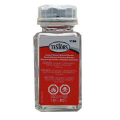 Testors Enamel Primer - Top Coats - Thinner 1-3/4 oz. Clear