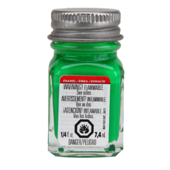 Testors Enamel Paint Green - Fluorescent