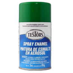 Testors Enamel Spray Green - Gloss