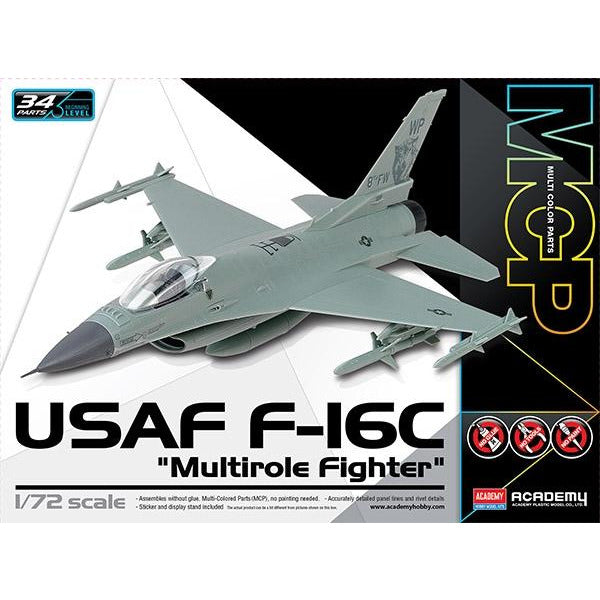 Academy 1:72 12541 F-16C Usaf "Multirole Fighter" Mcp