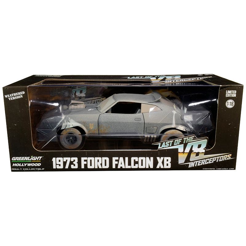 1973 Ford Falcon XB RHD (Right Hand Drive) (Weathered Version) "Last of the V8 Interceptors" (1979) Movie 1/18 Diecast Model Car by Greenlight