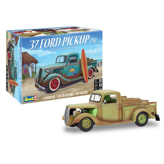 Revell 1937 Ford Pickup Street Rod with Surf Board