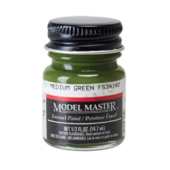 Testors Enamel Paints Medium Green FS34102 - Flat