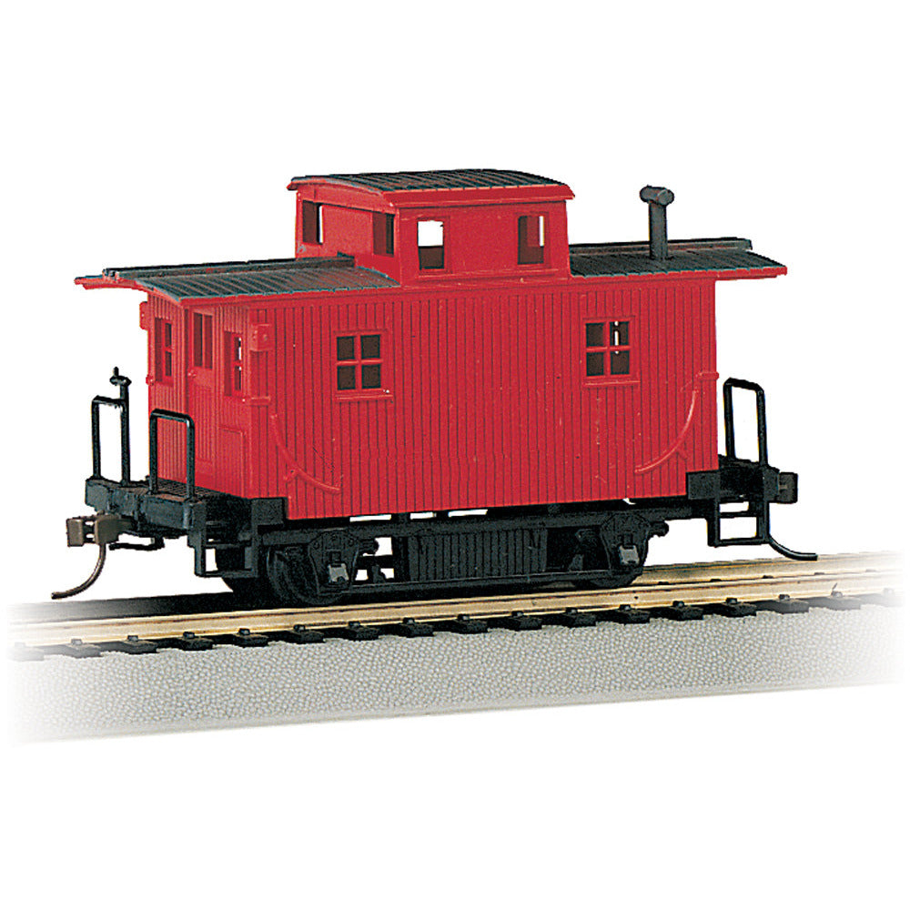 Bachmann Painted Unlettered - Old-Time Bobber Caboose (HO Scale)